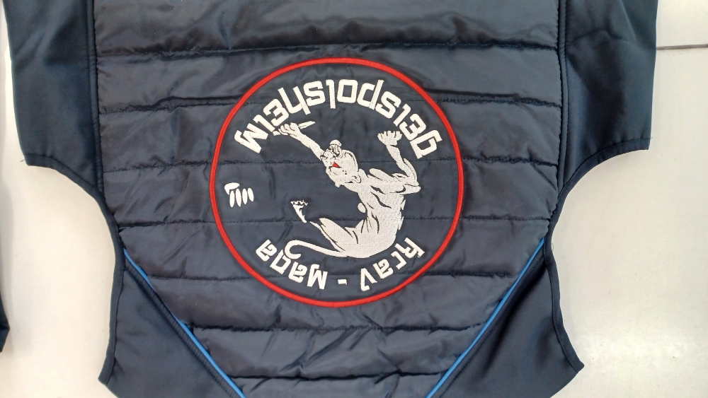 Broderie dos — Krav Maga Geispolsheim